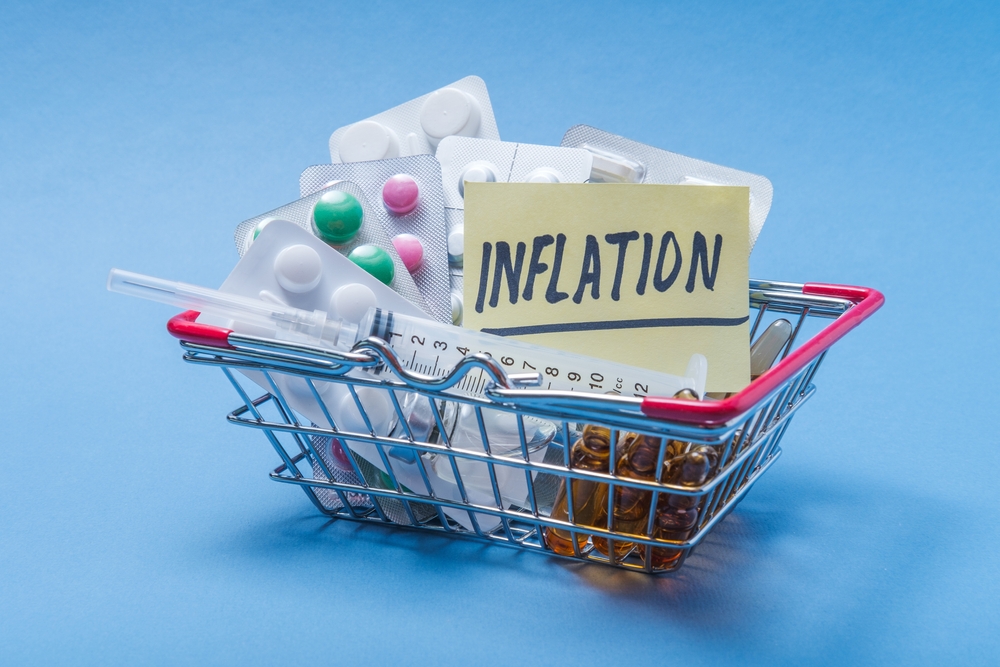 Panier de courses inflation avec des médicaments