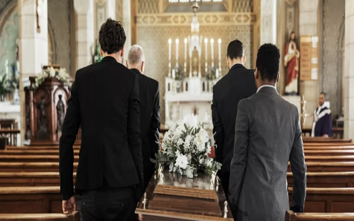 combien coute un enterrement à l'église