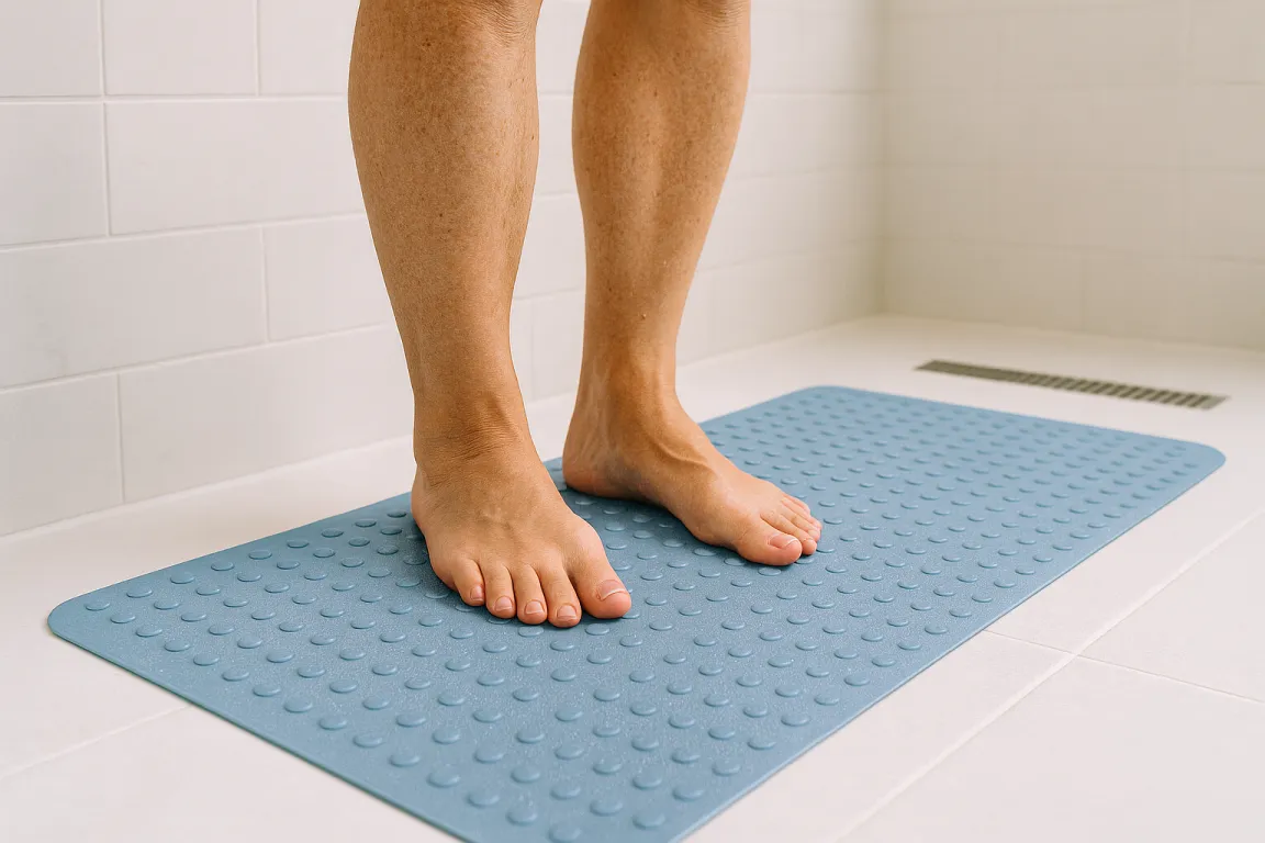tapis de douche antiderapant pour senior