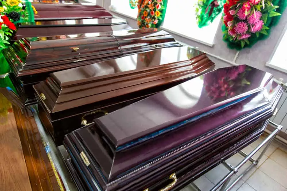 Cercueil en prévision de la souscription d'une assurance obsèques